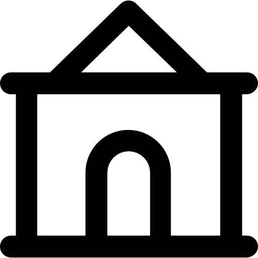 House Vector Market Bold Rounded icon