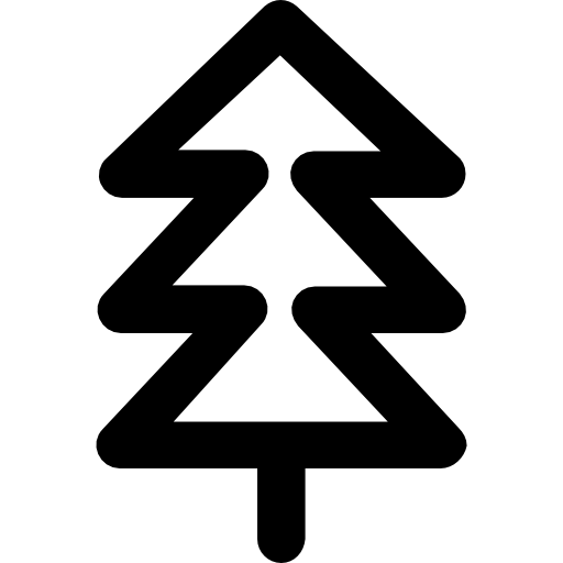 drzewko świąteczne Vector Market Bold Rounded ikona