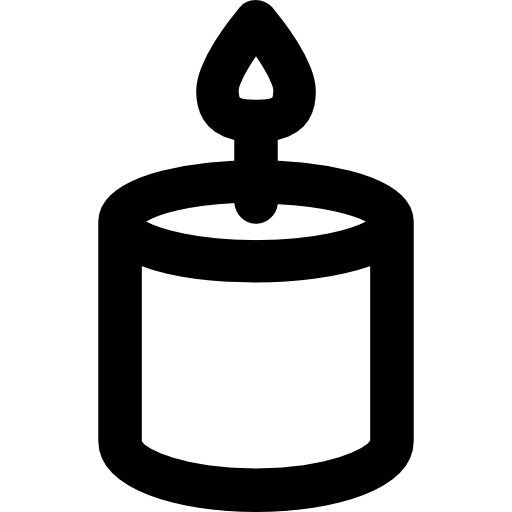 Candle Vector Market Bold Rounded icon
