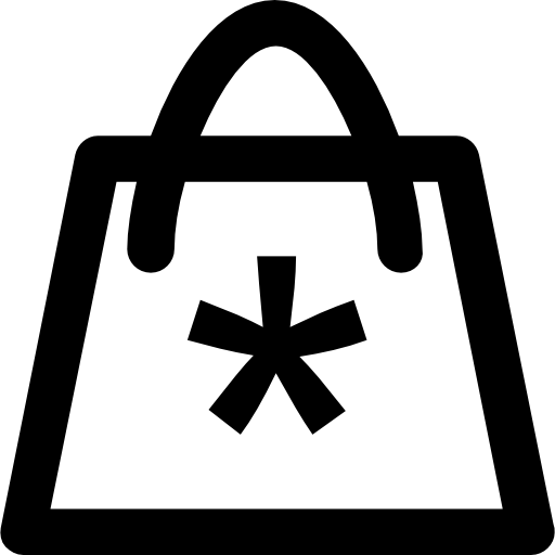 handtasche Vector Market Bold Rounded icon