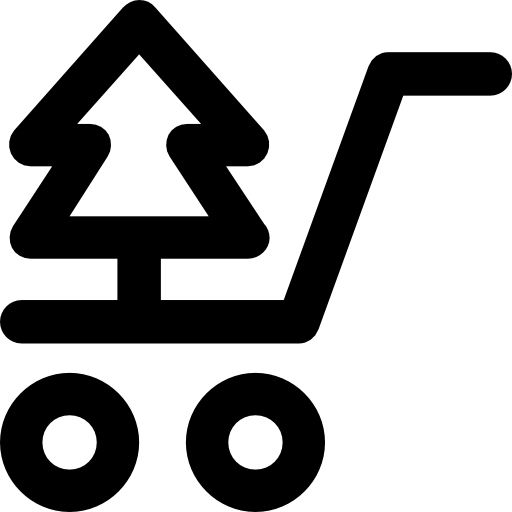 carrito de compras Vector Market Bold Rounded icono