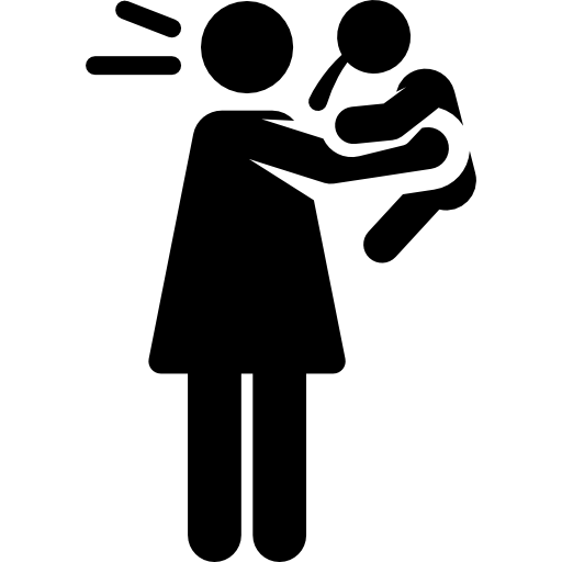 maternidad Pictograms Fill icono