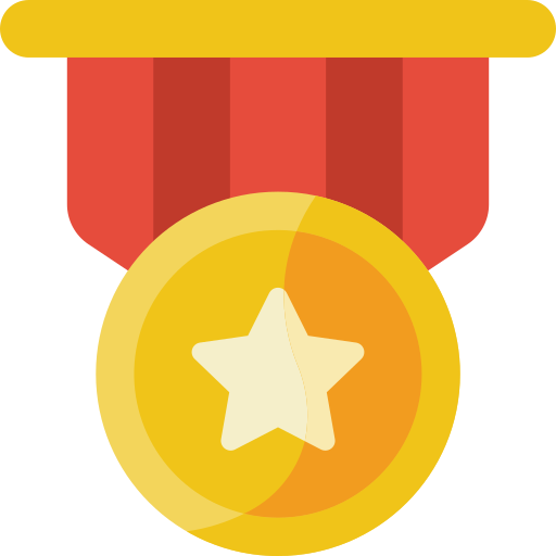 Medal Basic Miscellany Flat icon