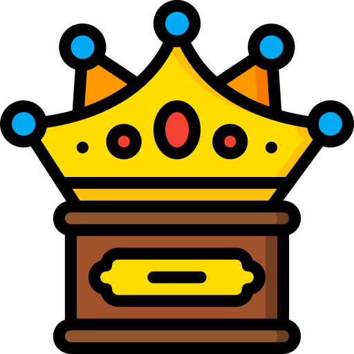 왕관 Basic Miscellany Lineal Color icon