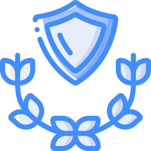 シールド Basic Miscellany Blue icon