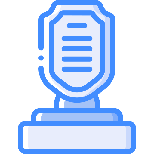 Shield Basic Miscellany Blue icon