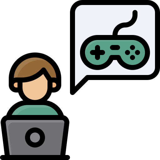 ゲーマー Generic Outline Color icon