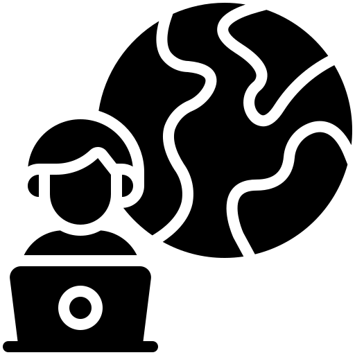 Глобальная сеть Generic Glyph иконка