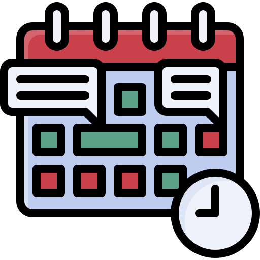 Календарь Generic Outline Color иконка