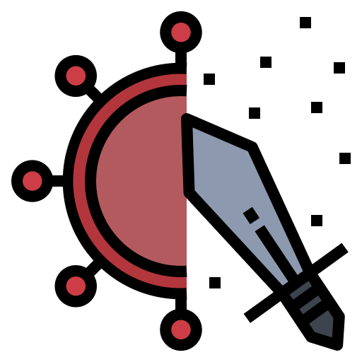 Coronavirus Generic Outline Color icon