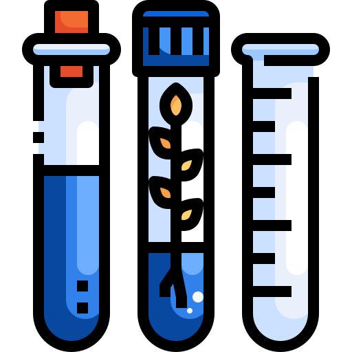 Test tube Justicon Lineal Color icon