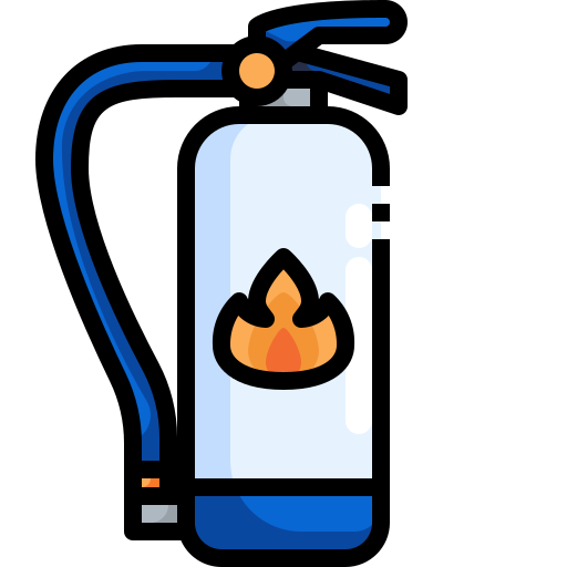 Fire extinguisher Justicon Lineal Color icon