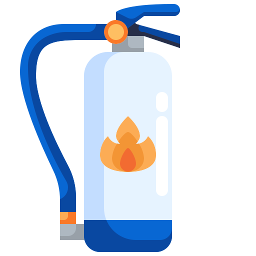 Fire extinguisher Justicon Flat icon