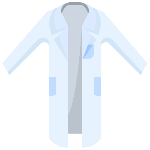 Lab coat Justicon Flat icon