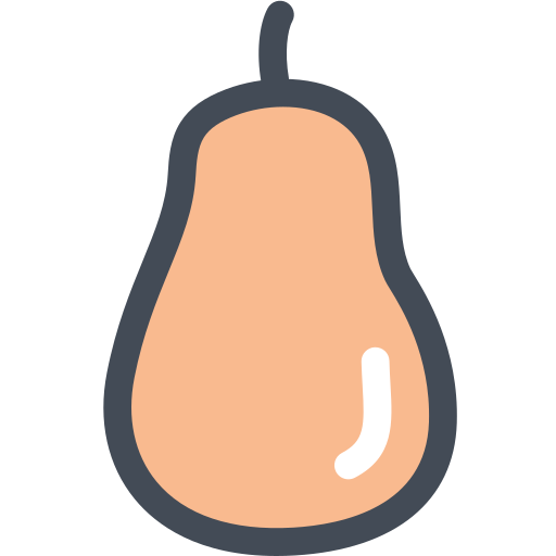 Pear Generic Outline Color icon