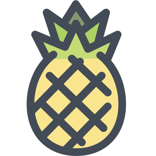 ananas Generic Outline Color icoon