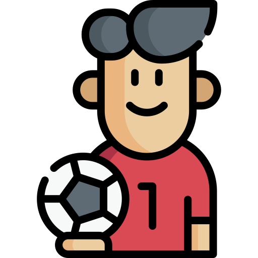 fußballspieler Special Lineal color icon