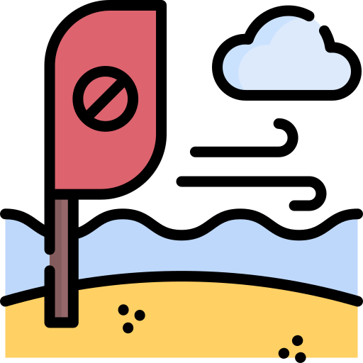 No swimming Special Lineal color icon