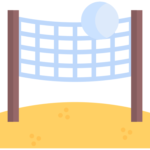 Beach volleyball Special Flat icon
