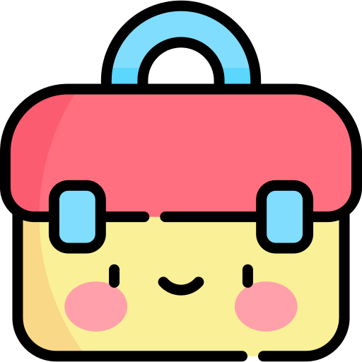 Lunchbox Kawaii Lineal color icon