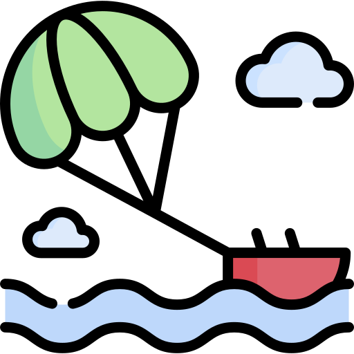 Parasailing Special Lineal color icon