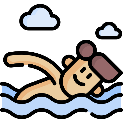 泳ぐ Special Lineal color icon