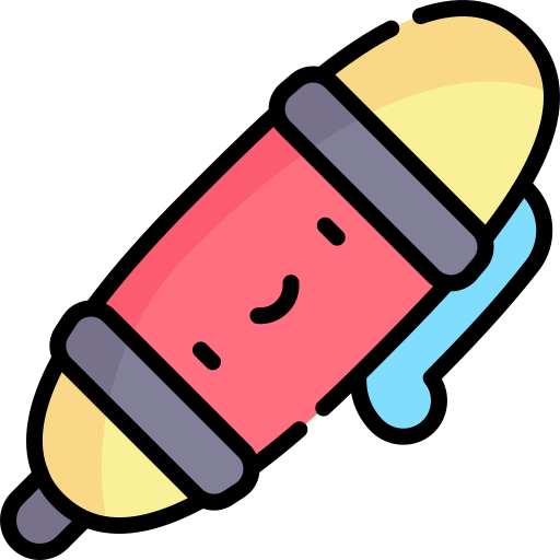 Pen Kawaii Lineal color icon