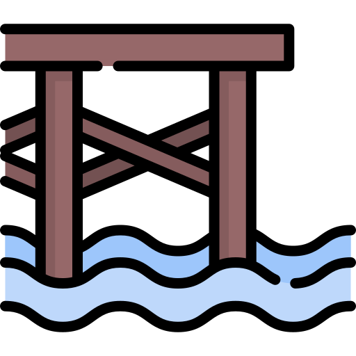 Pier Special Lineal color icon