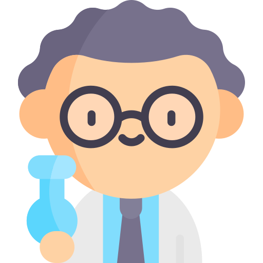 化学者 Kawaii Flat icon