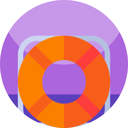 rettungsboje Geometric Flat Circular Flat icon
