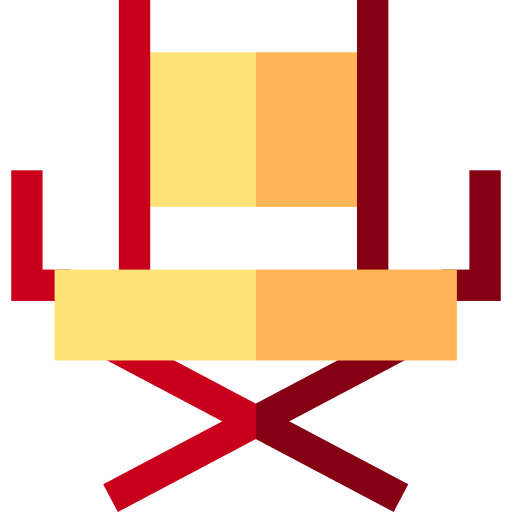 krzesło reżysera Basic Straight Flat ikona
