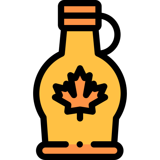 Maple syrup Detailed Rounded Lineal color icon