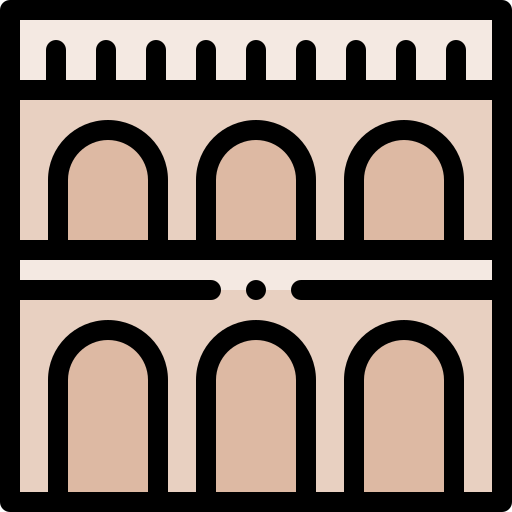 Ancient Detailed Rounded Lineal color icon