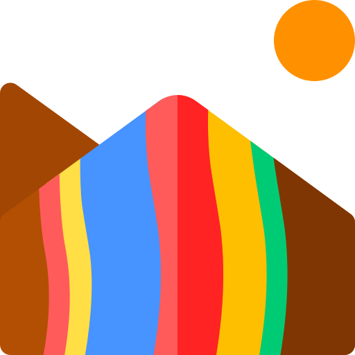 arcobaleno Basic Rounded Flat icona