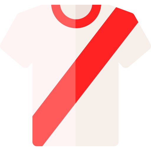 mundur piłkarski Basic Rounded Flat ikona