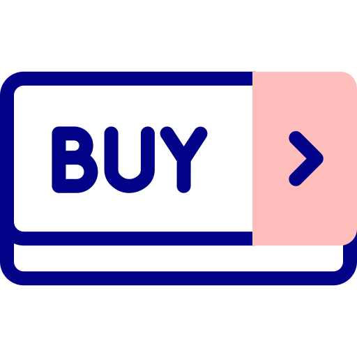 botón de compra Detailed Mixed Lineal color icono