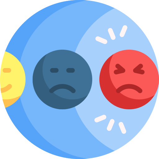 Angry Detailed Flat Circular Flat icon