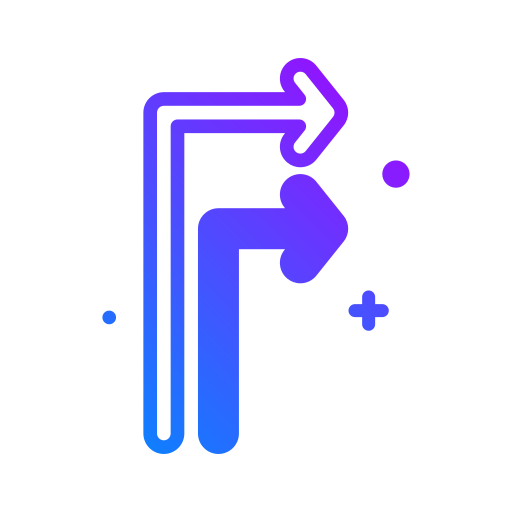 bidirectionnel Generic Gradient Icône