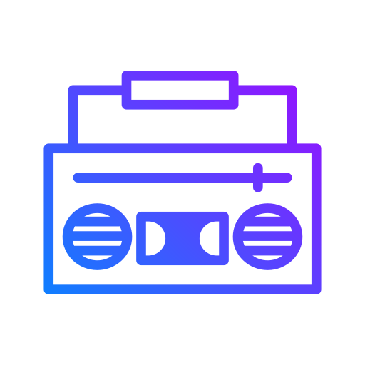Music box Generic Gradient icon