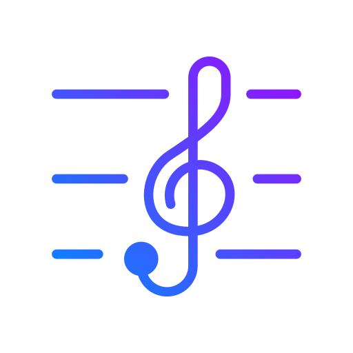 音符 Generic Gradient icon