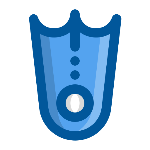 aletas Generic Blue icono
