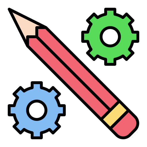 Pencil Generic Outline Color icon