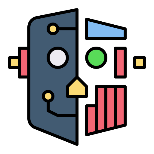robot Generic Outline Color Icône