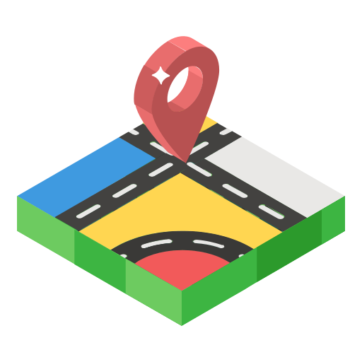 Road map Generic Isometric icon