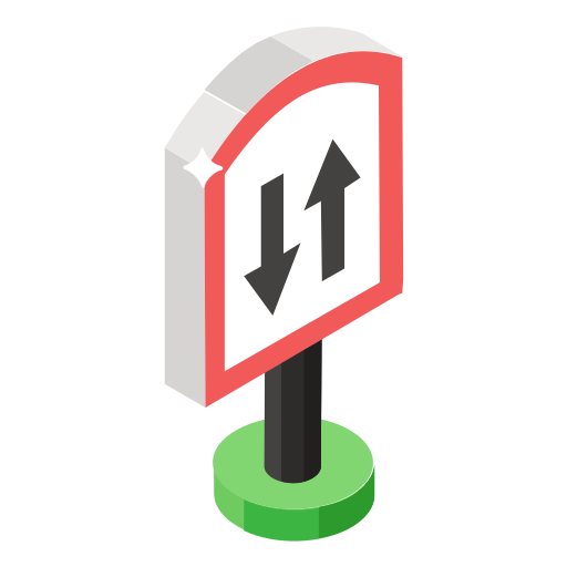 Traffic sign Generic Isometric icon