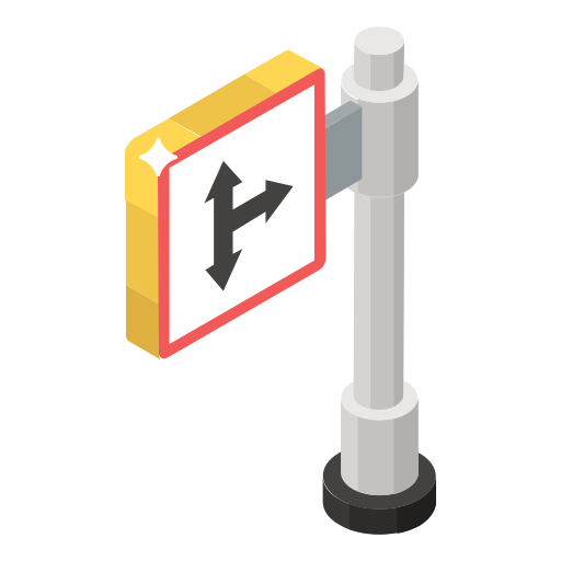 Traffic sign Generic Isometric icon
