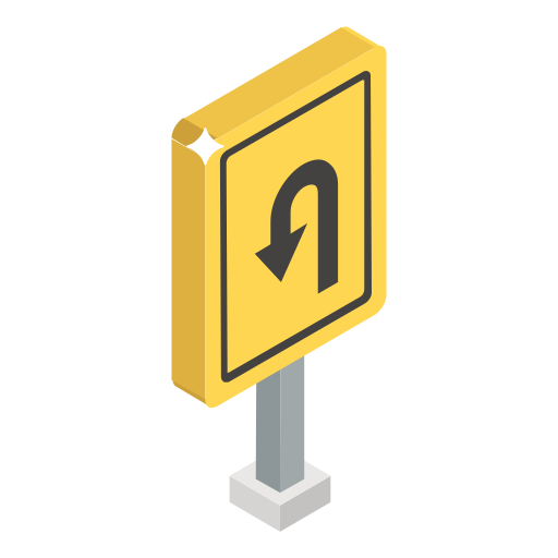 Road signs Generic Isometric icon