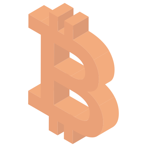 bitcoin-symbool Generic Isometric icoon