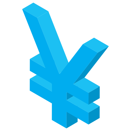 símbolo del yen Generic Isometric icono