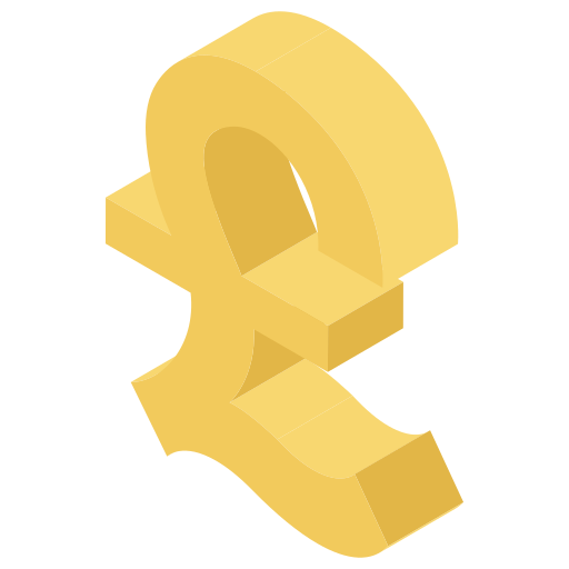 Pound currency Generic Isometric icon